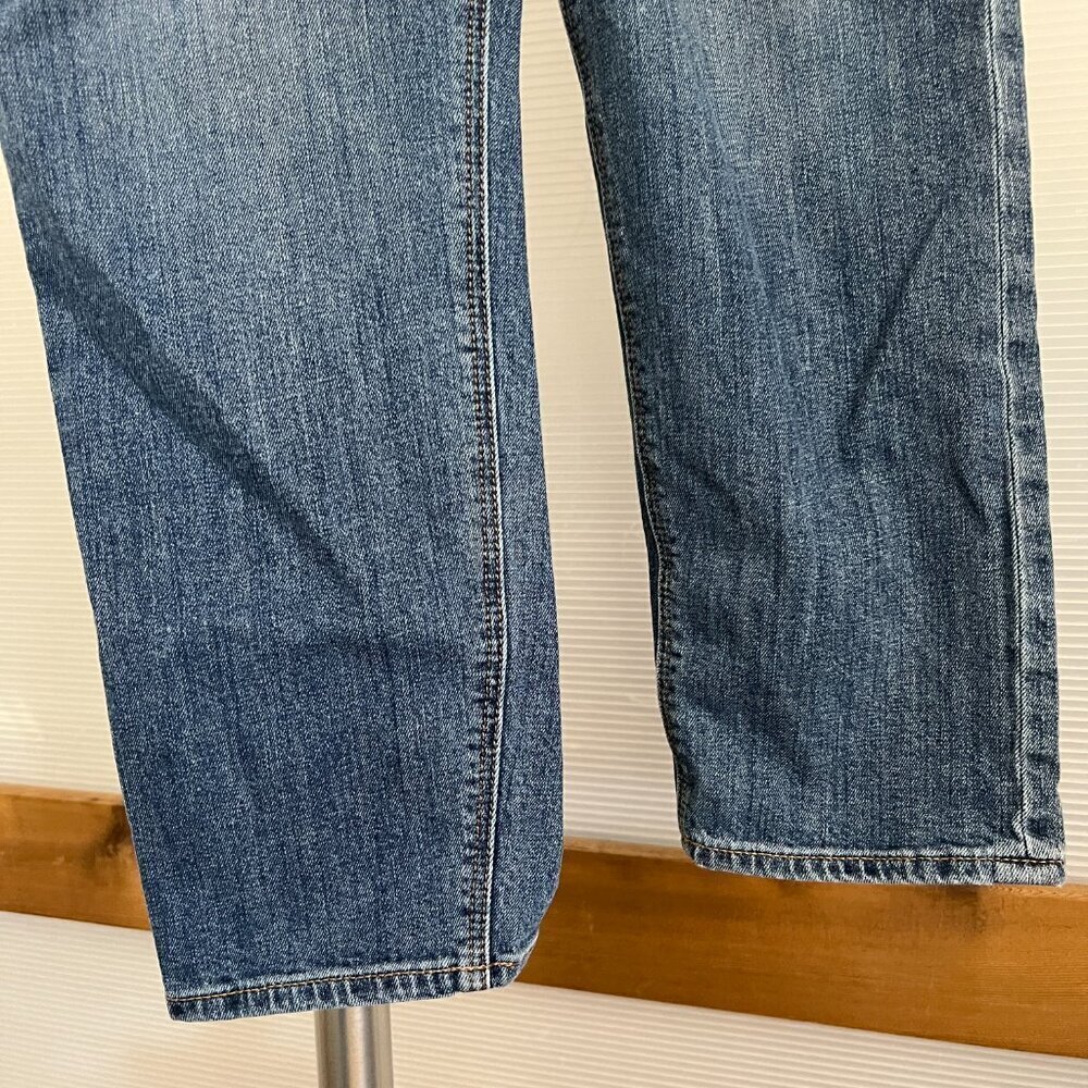 Express High‎ Rise Vintage Skinny Ankle Button Fly Blue Jeans Sz 10 - Picture 5 of 15
